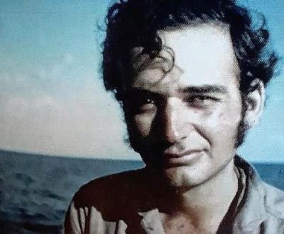 Hector aboard the rescue vessel after escape from Cuba