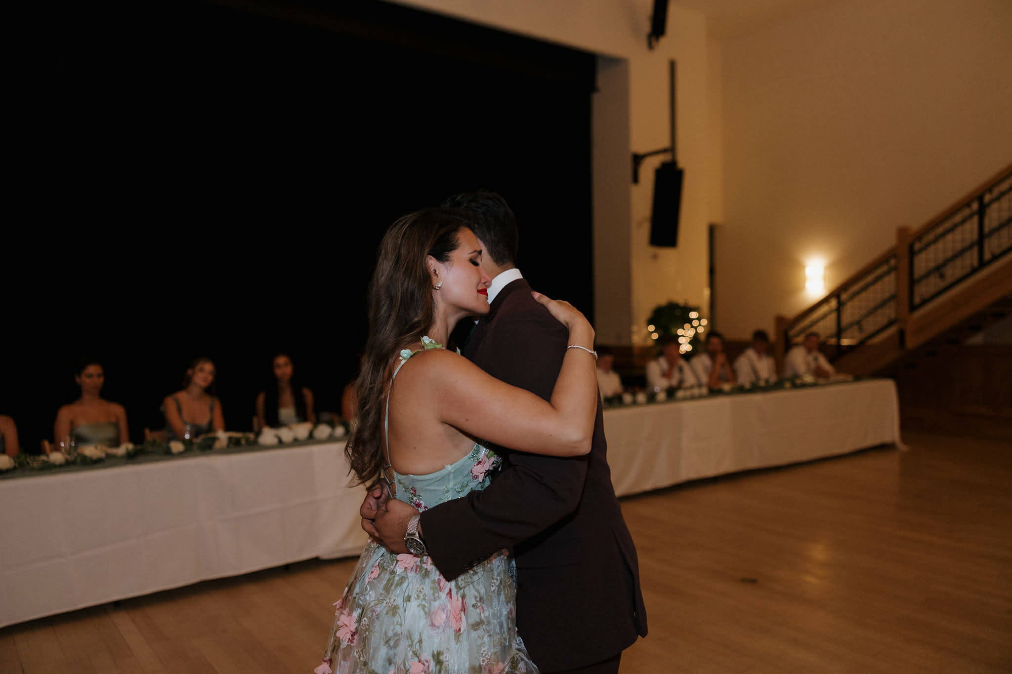 Priscilla dancing with her son Nathanael at his wedding