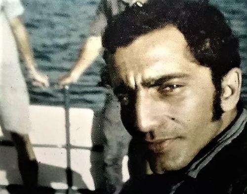 Rafael aboard the rescue vessel after his escape from Cuba