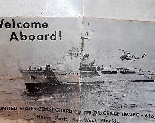 United States Coast Guard Cutter Diligence — the ship that rescued them